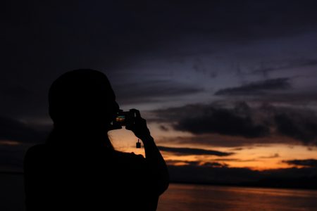 雨のち夕焼け