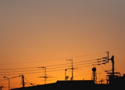 出窓から眺める風景