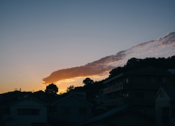 締めくくりの夕景