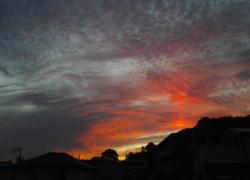 続・アラームの夕景