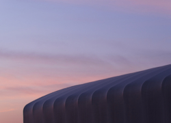 夕空はくすみ色