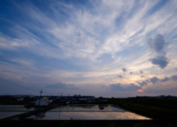 流れる雲は芸術的に