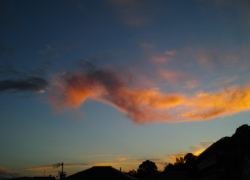 アラームなしの夕景